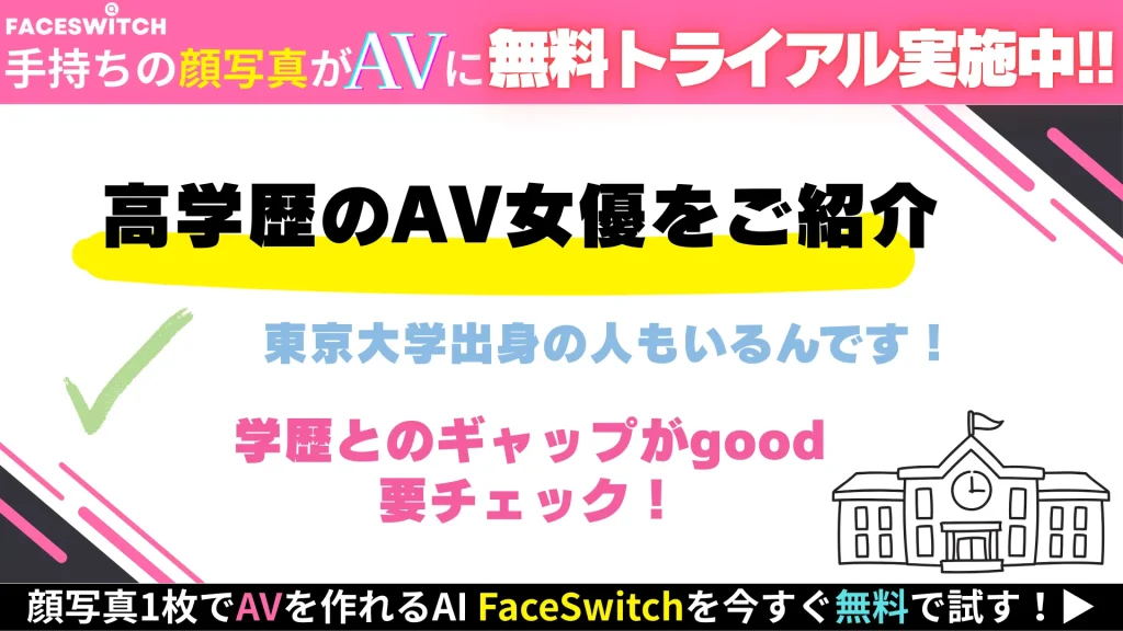 高学歴　AV女優