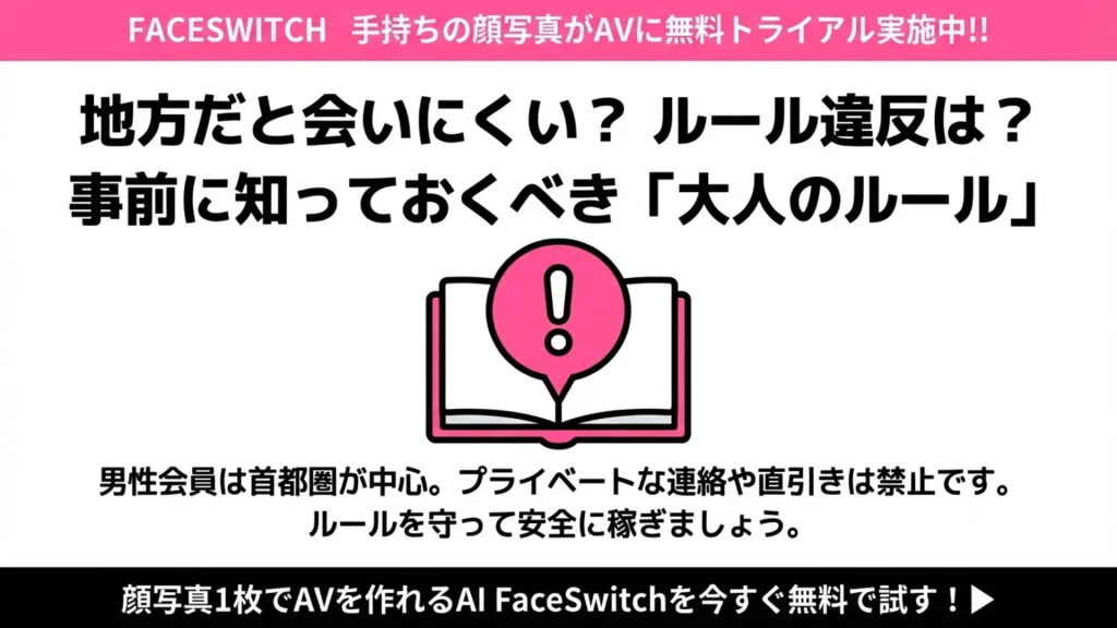 逢いトーク　注意点