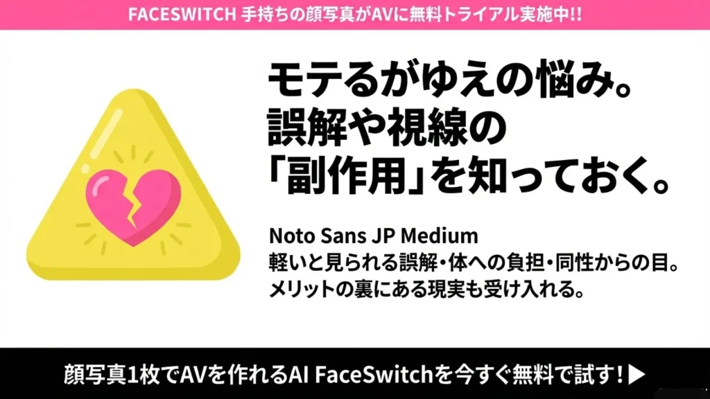 エロい体　デメリット